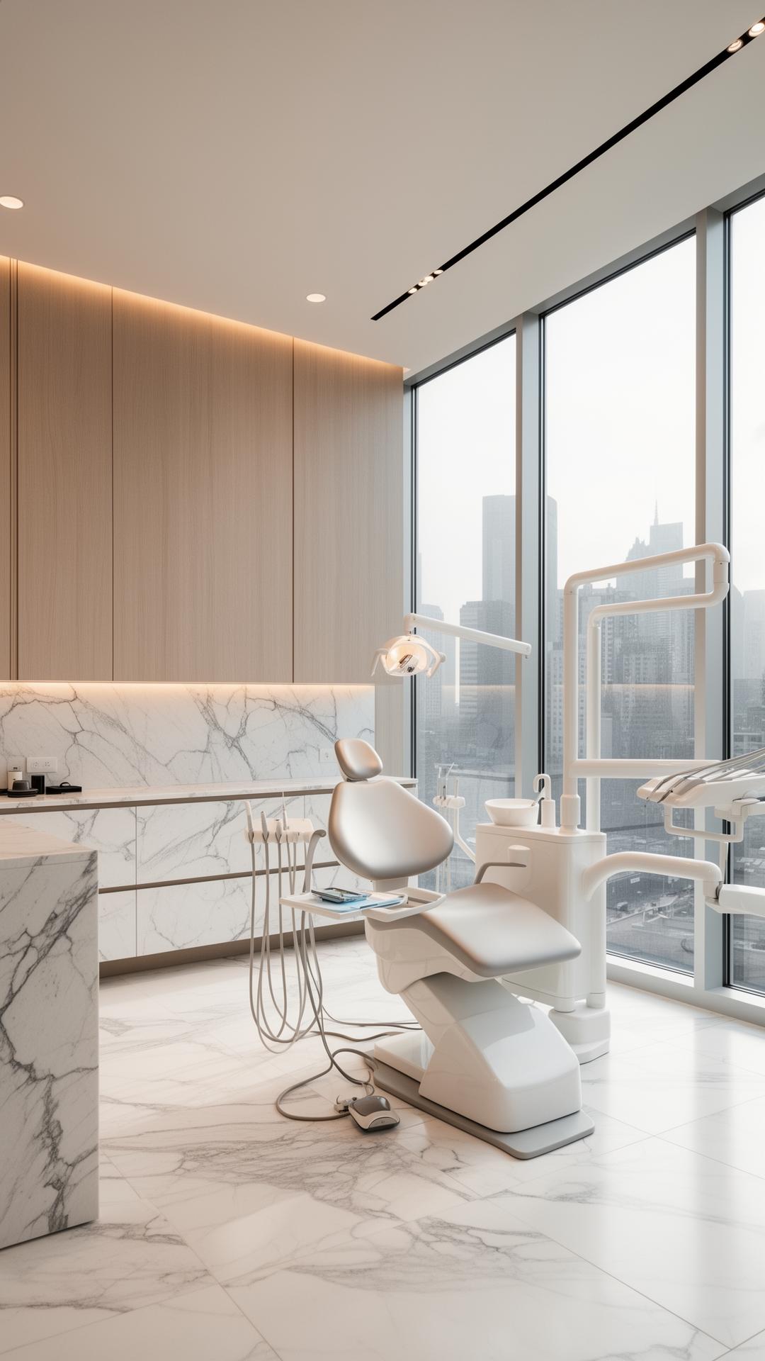 Modern luxury dental clinic interior